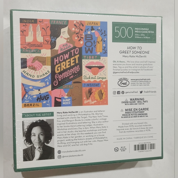 HOW TO GREET SOMEONE puzzle - Picture 4 of 4